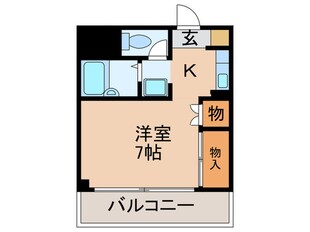 グリ－ンハイツ今津の物件間取画像